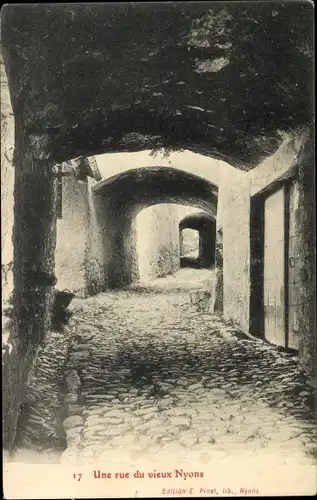 Ak Nyons Drôme, Une Rue