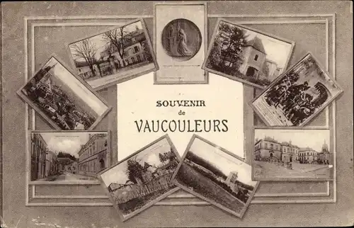 Ak Vaucouleurs Meuse, Ortsansichten, Souvenir