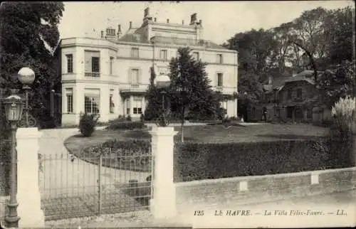 Ak Le Havre Seine Maritime, La Villa Felix Faure