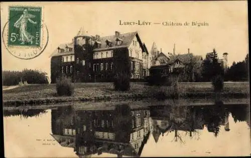 Ak Lurcy Lévis Lévy Allier, Château de Béguin