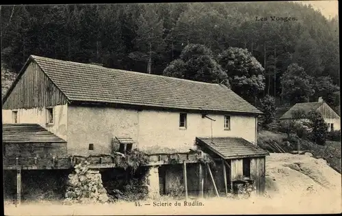Ak Le Rudlin Plainfaing Vosges, Scierie
