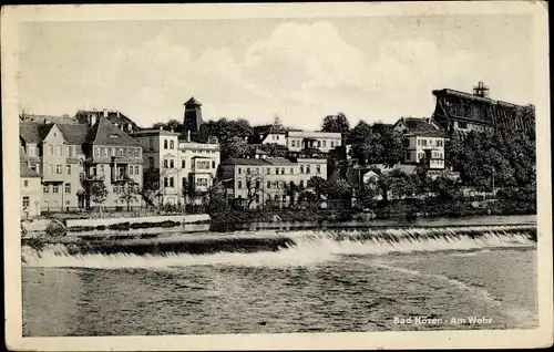 Ak Bad Kösen Naumburg an der Saale, Am Wehr, Gradierwerk, Haus Anna