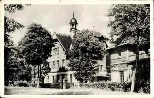 Ak Hohenstein Ernstthal in Sachsen, Bethlehemstift im Hüttengrund