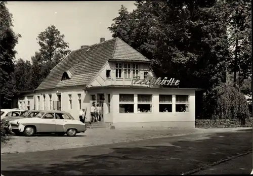 Ak Bad Saarow Pieskow Brandenburg, HO Gaststätte Pechhütte