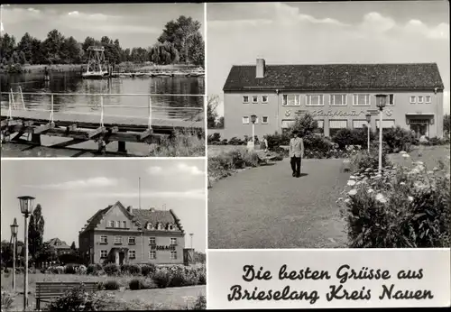 Ak Brieselang im Havelland, Kaufhaus, Sparkasse