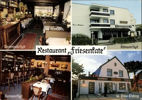 Ak Westerland auf Sylt, Restaurant Friesenkate