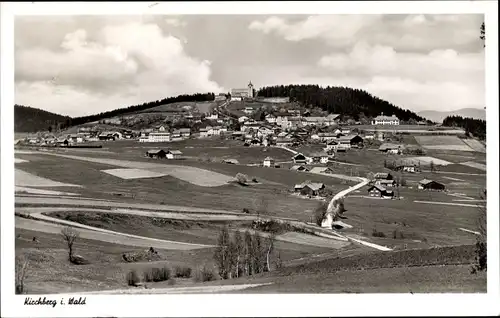 Ak Kirchberg im Wald in Niederbayern, Gesamtansicht