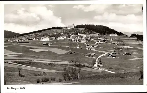 Ak Kirchberg im Wald in Niederbayern, Gesamtansicht