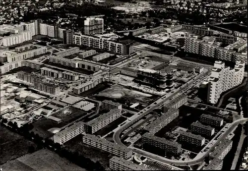 Ak Hamburg Altona Osdorf, Osdorfer Born, Fliegeraufnahme