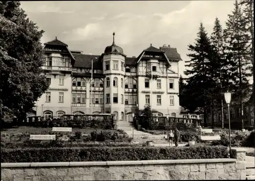 Ak Schierke Wernigerode am Harz, FDGB Erholungsheim Franz Mehring