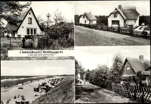 Ak Ostseebad Dierhagen, Strandpromenade, Ortsansichten