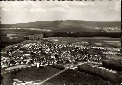 Ak Nauort im Westerwald, Fliegeraufnahme, Panorama