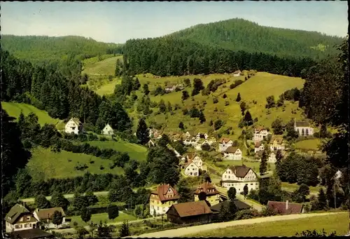 Ak Schönmünzach im Murgtal Baiersbronn im Schwarzwald, Gesamtansicht