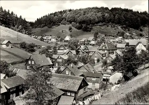 Ak Fehrenbach Masserberg in Thüringen, vom Kleinen Eulenhügel aus gesehen