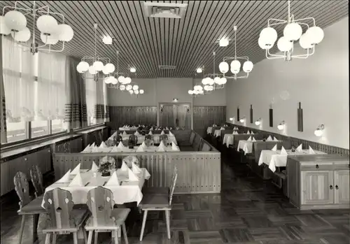 Ak Oberhof im Thüringer Wald, FDGB Erholungsheim, Rennsteig, Restaurant