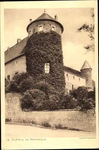 Ak Manonville Meurthe et Moselle, Château