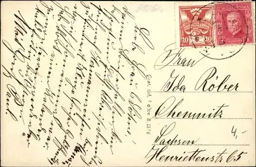 Ak Náchod Region Königgrätz, Gesamtansicht