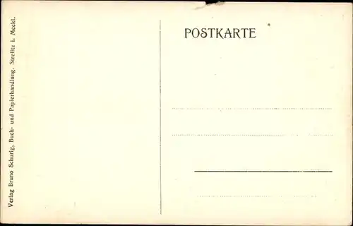 Ak Strelitz Alt Neustrelitz in Mecklenburg, Morgenidyll in der Wesenbergerstraße, Rinder