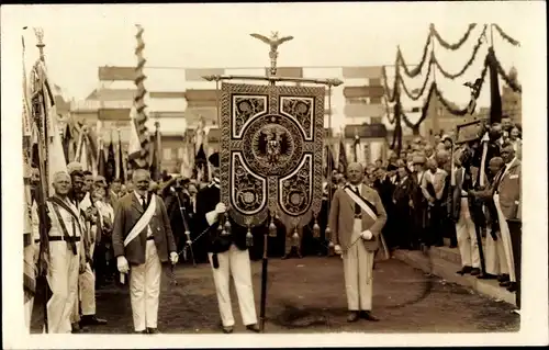 Foto Ak Wien, Sängerfest, Festzug, Wappen