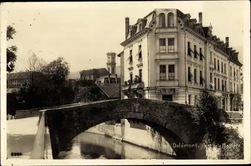 Ak Delsberg Delémont Kanton Jura, Pont de la Maltiere