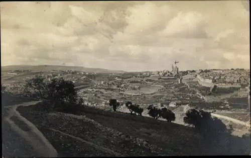 Foto Ak Jerusalem Israel, Ölberg