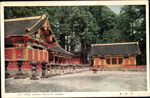 Ak Nikko Präfektur Tochigi Japan, The three sacred treasure Houses