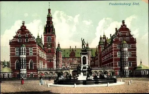 Ak Hillerød Hilleröd Dänemark, Frederiksborg Slot