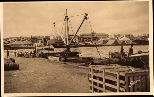 Ak Dakar Senegal, Un Coin du Port de Commerce