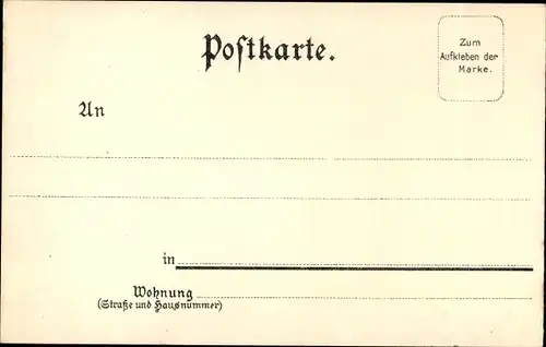 Litho Elsässer Trachten, Aecht Franck Bester Caffee Zusatz