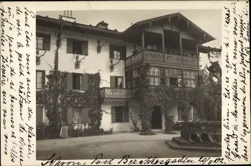 Foto Ak Berchtesgaden in Oberbayern, Gasthaus