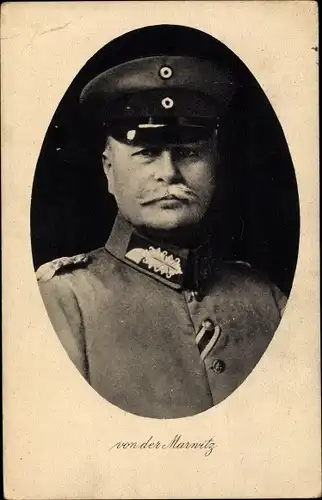 Ak General Georg von der Marwitz, Portrait
