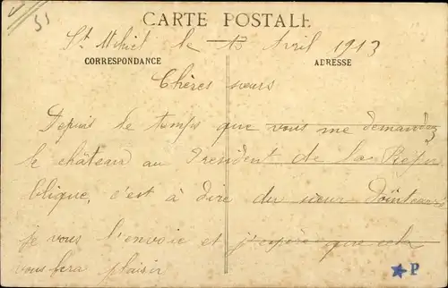 Ak Sampigny Meuse, Le Clos