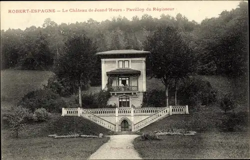 Ak Robert Espagne Lothringen Meuse, Le Chateau de Jeand'Heurs, Pavillon du Regisseur