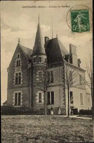 Ak Chevagnes Allier, Château du Pavillon