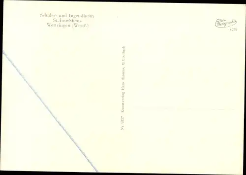 Ak Wettringen im Münsterland, St. Josefshaus, Schüler- und Jugendheim