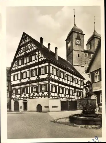 Ak Wiesensteig in Württemberg, Spital Hl. Geist