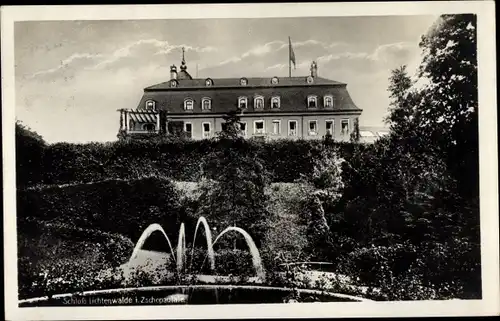 Ak Lichtenwalde Niederwiesa Sachsen, Schloss, Zschopautal