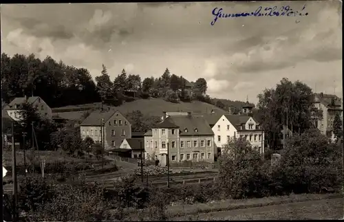 Ak Hammerleubsdorf Leubsdorf in Sachsen, Blick auf den Ort
