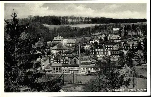 Ak Hückeswagen im Oberbergischen Kreis, Brücke und Fuhr