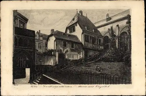 Ak Köln am Rhein, Partie im Ort