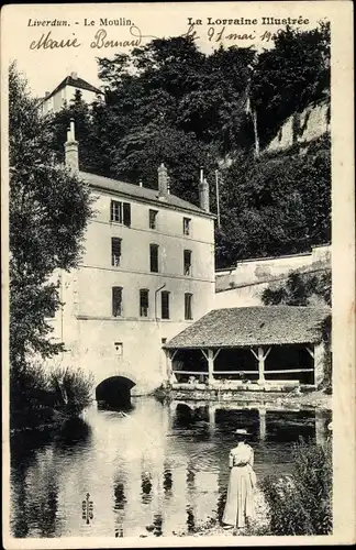 Ak Liverdun Meurthe et Moselle, Le Moulin