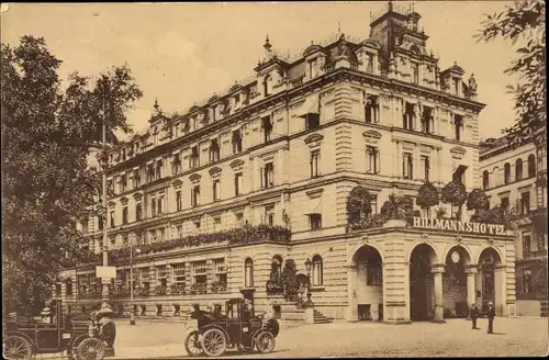 Ak Hansestadt Bremen, Blick zu Hillmanns Hotel