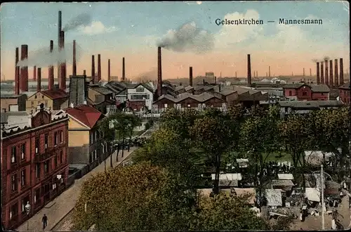 Ak Mannesmann Gelsenkirchen im Ruhrgebiet, Industriegebiet, Mannesmann