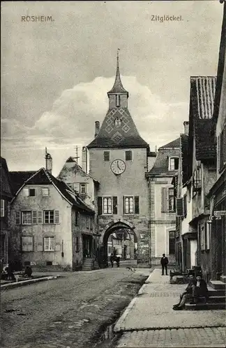 Ak Rosheim Elsass Bas Rhin, Zitglöckel