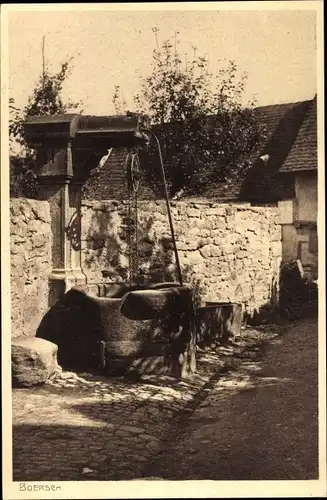 Ak Bœrsch Börsch Elsaß Bas Rhin, Alter Ziehbrunnen