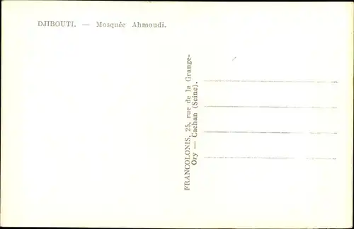 Ak Djibouti Dschibuti, Mosquee Ahmoudi