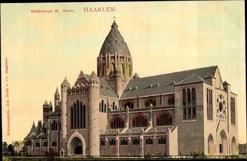 Ak Haarlem Nordholland Niederlande, Kathedraal St. Bavo