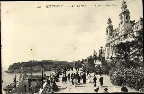 Ak Monte Carlo Monaco, Les Terrasses et le Casino