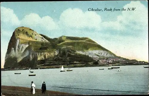 Ak Gibraltar, Rock from the N.W.