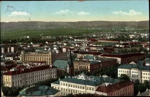 Ak Brno Brünn Südmähren, Gesamtansicht